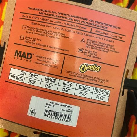 Pepsi Other Nwt Cheetos Flamin Hot Mens Sleepwear Set Piece Poshmark