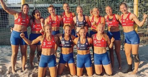Norwegian Womens Beach Handball Team Fined For Not Wearing Bikini Bottoms Gag