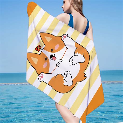 Beach Towel Clearance Gnobogi Microfiber Beach Towel Super Lightweight