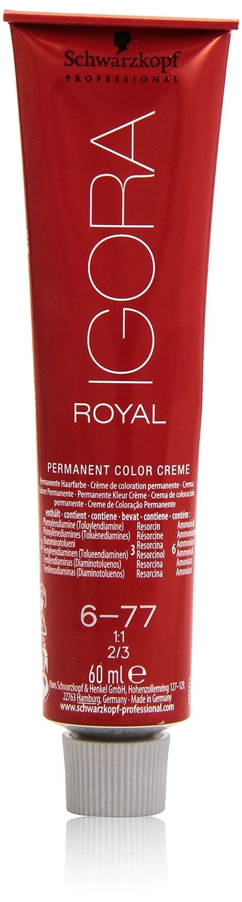 Amazon Schwarzkopf Igora Royal 6 77 Dark Blonde Copper Extra 60ml Beauty Personal Care