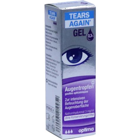 Tears Again Gel Augentropfen Ml Pzn Hirsch Apotheke