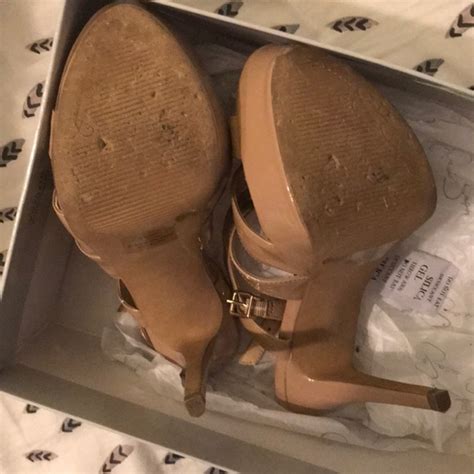 Jessica Simpson Shoes Jessica Simpson Poll Platform Shoes Nude Poshmark