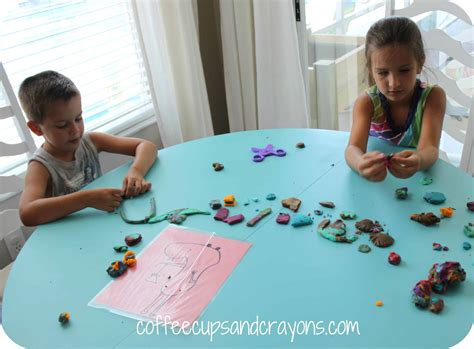 Naked Mole Rat Play Dough Activity Coffee Cups And Crayons