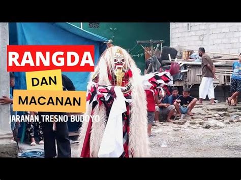 Atraksi Rangda Dan Macan Macanan Jaranan Tresno Budoyo Live Pesanggaran