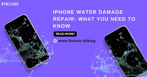 IPhone Water Damage Repair What You Need To Know Fixcare Blogs