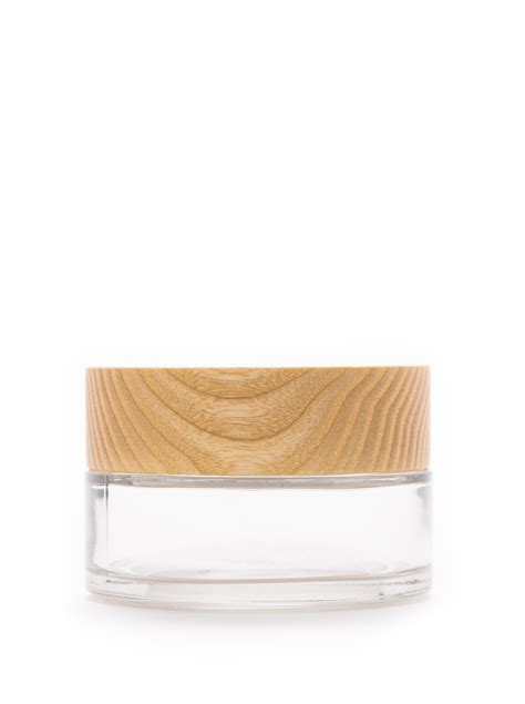 Wood Cap Glass Jar 50ml