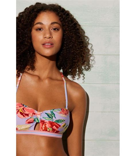 Bikini Bandeau tirantes multiposición copa B con relleno extraíble