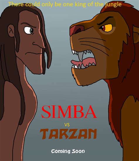 Simba Vs Tarzan Poster By Alliassalmon On Deviantart