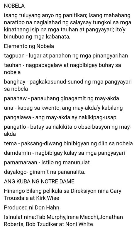 Saan Naganap Ang Nobelang Ang Kuba Ng Norte Dame Brainly Ph