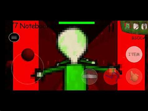 Baldi S Basics The Old Laboratory Chapter 2 Different Mod Menu YouTube