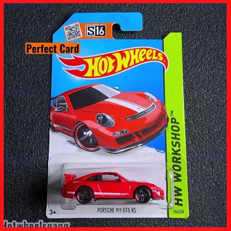 Hot Wheel Porsche 911 GT3 RS 2015 Nightburnez HW Workshop Collection Series Porsche 911 Red