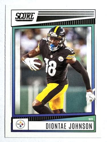 Diontae Johnson Pittsburgh Steelers Panini Score Football Card