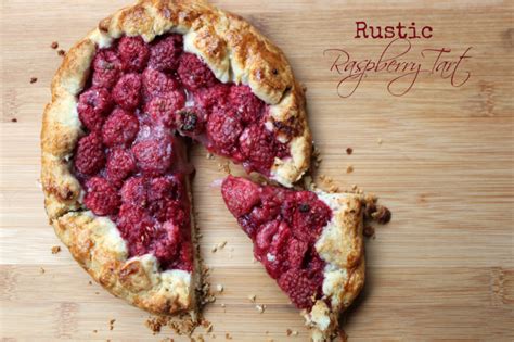 National Raspberry Tart Day Rustic Raspberry Tart