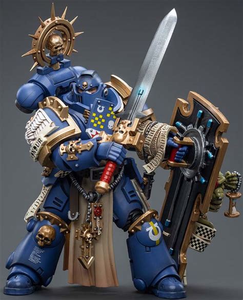 Ultramarines Primaris Captain With Relic Shield And Power Sword