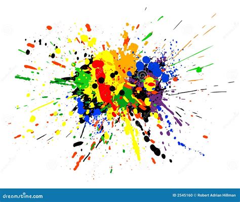 Paint Spill Stock Photo - Image: 2545160