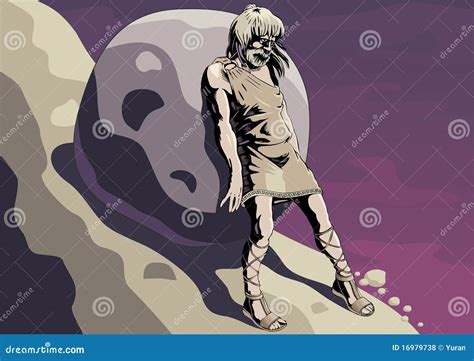 Sisyphus Stock Vector Illustration Of Peak Heavy Characters 16979738