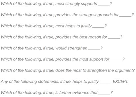 Strengthen The Argument Flashcards Quizlet