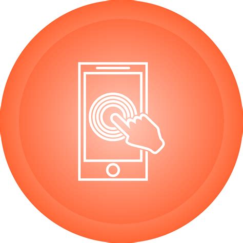 Touch Screen Vector Icon 22686753 Vector Art At Vecteezy