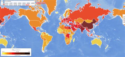 Maps Mania The World S Worst Air Pollution