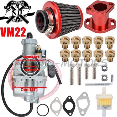 Carb Vm22 Carburetor Kit For Predator 212cc Gx200 196cc Mikuni Mini