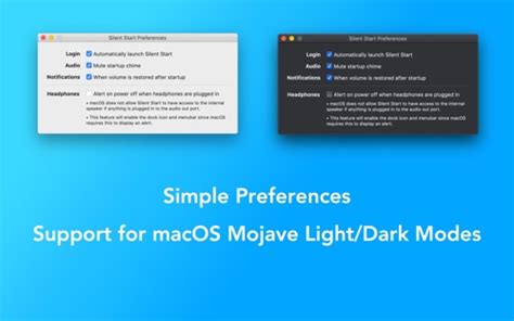 how to put a mac on silent