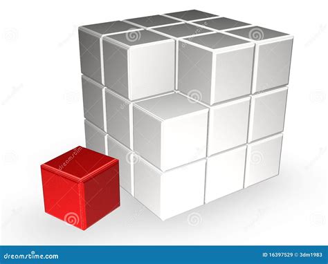 Rubik`s Cube Logo Design Icon Vector Illustration Geometric Sign