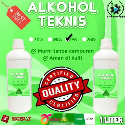 jual isopropyl ipa  literipa  persen  literipa  liter