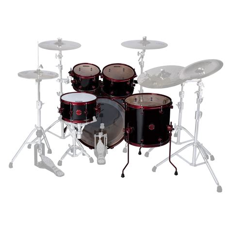 DISC DDrum Reflex RED 22 5pc Shell Pack Black Gear4music