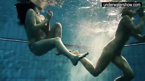 Andrea And Monica Hot Teens In The Pool