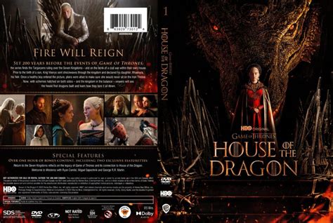 House Of The Dragon Season 1 R1 Custom DVD Cover DVDcover