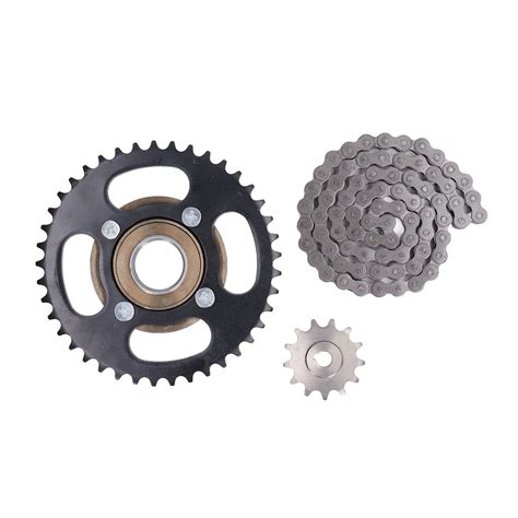 420 Chain Sprocket Kit Steel 420 Chain 76 Link 13T Front Sprocket 41T