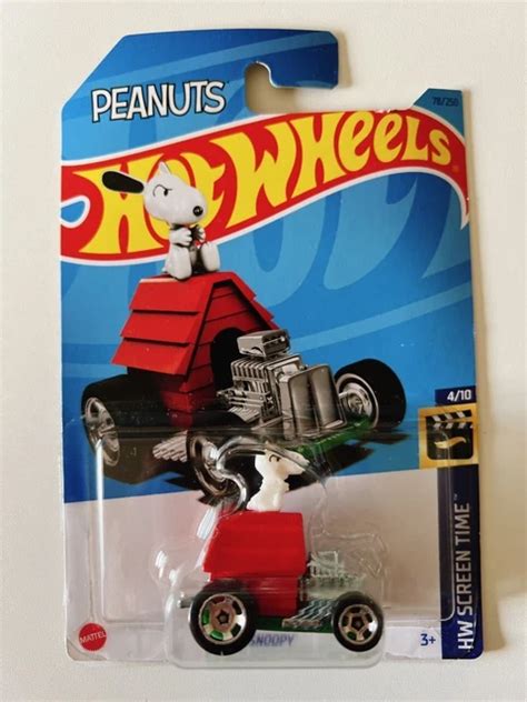 Hw Screen Time Snoopy Peanuts Hot Wheels Picclick Uk