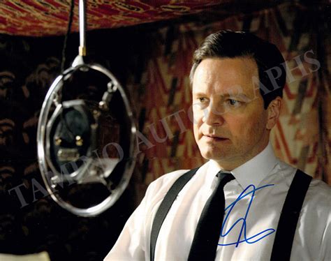 Colin Firth Autograph Signed Photo In The Kings Speech Tamino