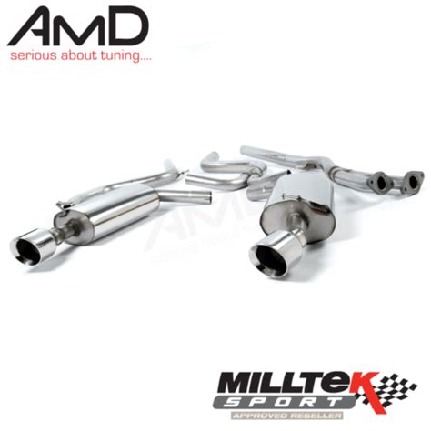 Milltek Mondeo ST220 Cat Back Exhaust System Stainless Steel 2002 2007