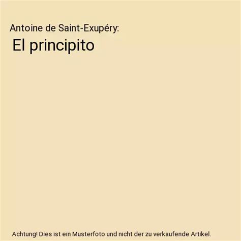 EL PRINCIPITO ANTOINE de Saint Exupéry EUR 8 99 PicClick FR