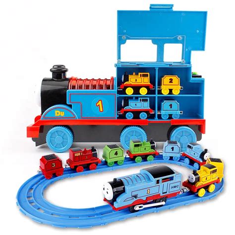 Trem De Brinquedo Thomas E Seus Amigos - Thomas E Seus Amigos Trem Grande E Trem Pequeno Com Trilho Combinado ...