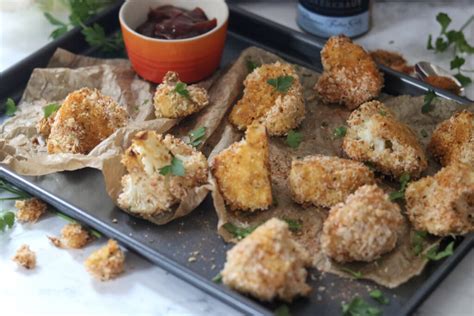 Rezept F R Blumenkohl Nuggets Aus Dem Backofen