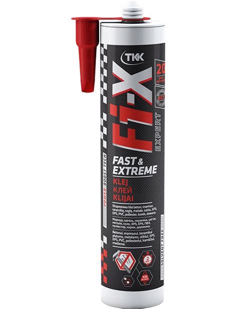 Klej montażowy hybrydowy mocny do listew FI X EXPERT Fast Extreme 290ml