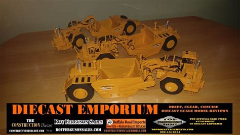 Classic Construction Models Cat 651B, 657B, and 657B with 666B Coal ...