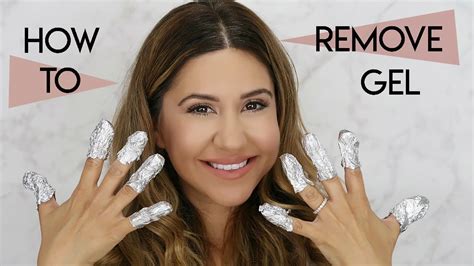 How To Remove Gel Nail Polish At Home With No Damage Youtube