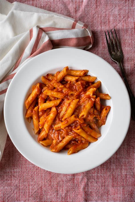 Easy Penne Pasta with Tomato Sauce - Anna Voloshyna