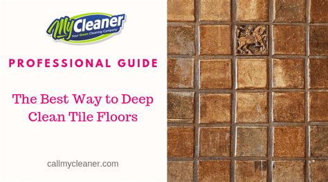 Tile Cleaning Methods My Cleaners