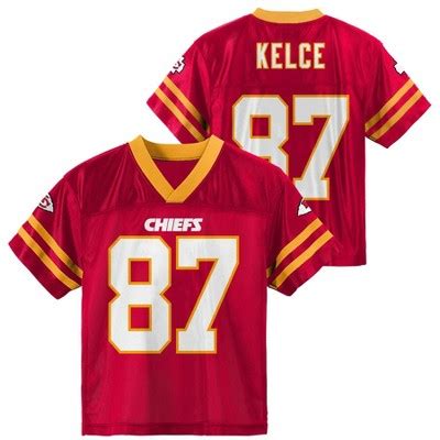 Nfl Kansas City Chiefs Toddler Boys' Short Sleeve Kelce Jersey : Target