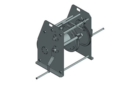 Лебедка ручная ТЛ-3Т - Чертежи, 3D Модели, Проекты, Подъемно ...