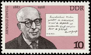 Stamp Arnold Zweig Germany Democratic Republic Ddr