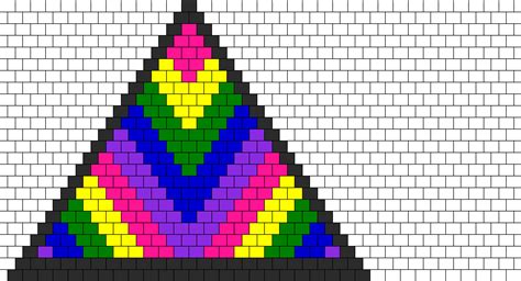 Rainbow Bikini One Cup Bead Pattern Peyote Bead Patterns Simple Bead Patterns