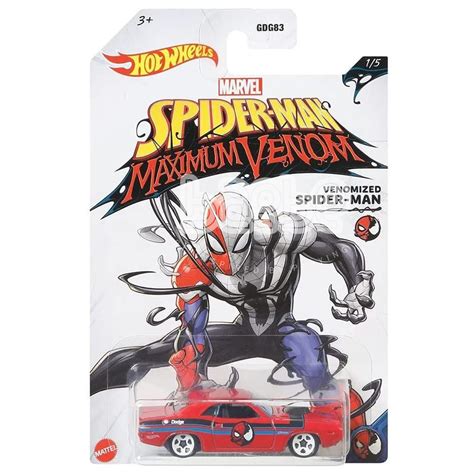 Hot Wheels Exclusive Dodge Hemi Challenger Spiderman Maximum Venom Premium Toys Store