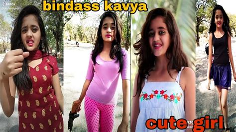 Bindass Kavya Tik Tok Cute Girl Tik Tok Video Bindass Kavya Youtube