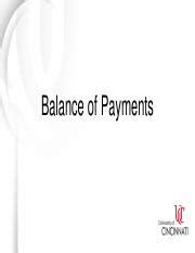 Understanding Balance Of Payments And Its Components Key Course Hero