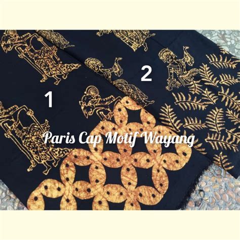 Jual Kain Paris Cap Motif Wayang Shopee Indonesia